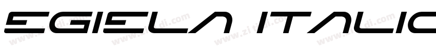 Egiela Italic字体转换
